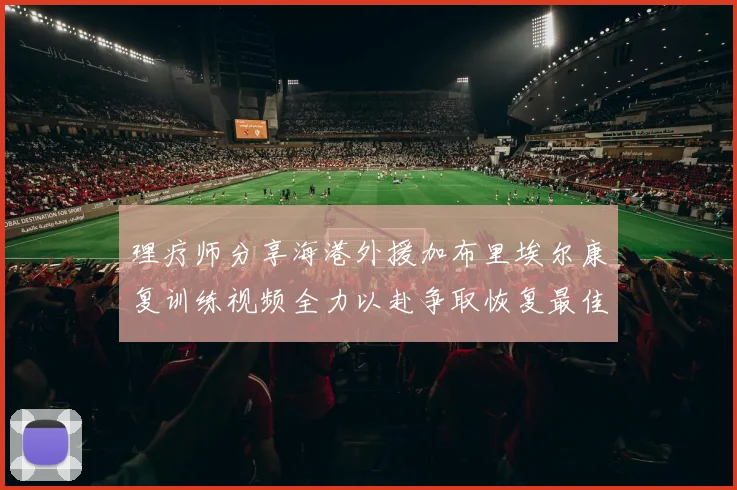 理疗师分享海港外援加布里埃尔康复训练视频全力以赴争取恢复最佳状态